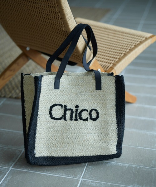 Chico(チコ)の「配色ロゴ入りBIGトートバッグ(トートバッグ)」 - WEAR Chico(チコ)の「配色ロゴ入りBIGトートバッグ(トートバッグ)」 - WEAR