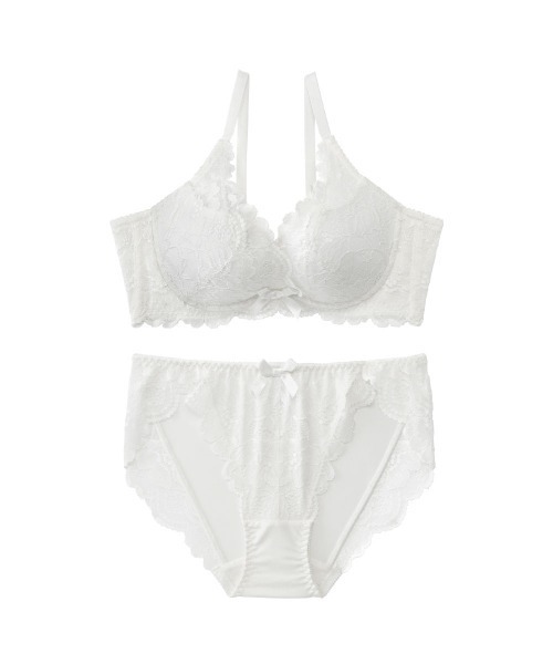 ブラショーツセット/自胸で谷間復活！脇高で後姿スッキリ見え◎痛く