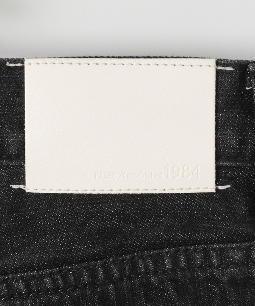 PAGEBOY（ページボーイ）の「foilペイントデニム2（デニムパンツ・レディース・ブルー/ブラック・24inch/25inch/26inch/27inch）」の6枚目の写真