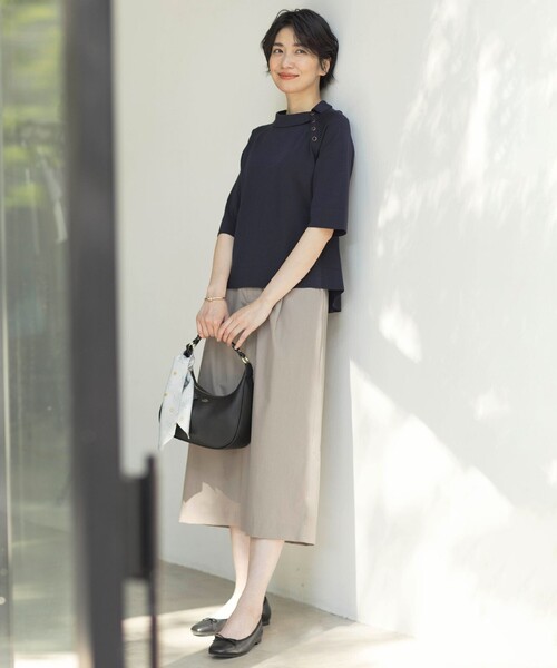 J.PRESS（ジェイプレス）の「グラバッティーノ スカーフ（バンダナ/スカーフ・レディース・ブルー系3/ネイビー系5/ライトグレー系5/ピンク系3・F）」の7枚目の写真