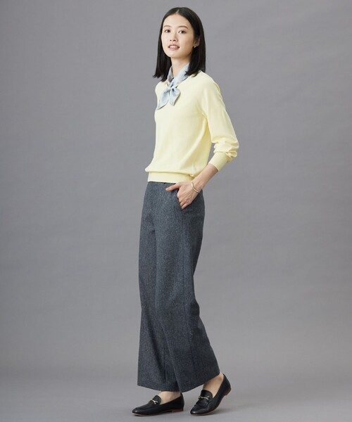 J.PRESS（ジェイプレス）の「グラバッティーノ スカーフ（バンダナ/スカーフ・レディース・ブルー系3/ネイビー系5/ライトグレー系5/ピンク系3・F）」の22枚目の写真