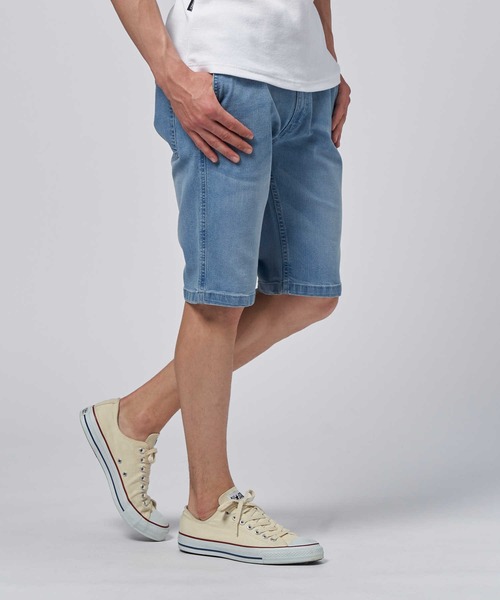 Right-on(ライトオン)の「ウエストリブデニムショーツ(デニムパンツ・メンズ・ダークインディゴブルー/ライトインディゴブルー・S/M/XL/L)」の14枚目の写真