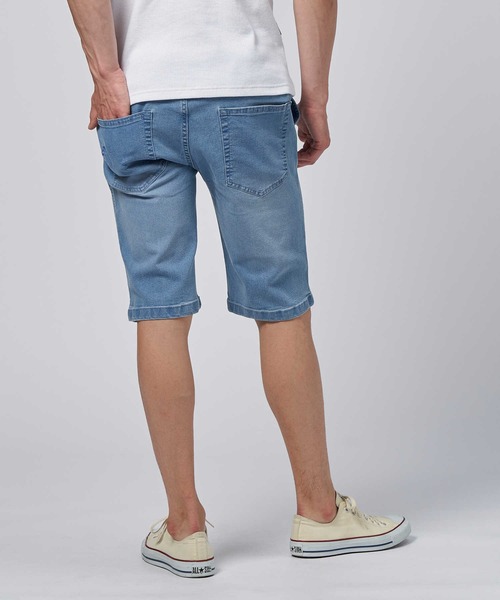 Right-on(ライトオン)の「ウエストリブデニムショーツ(デニムパンツ・メンズ・ダークインディゴブルー/ライトインディゴブルー・S/M/XL/L)」の15枚目の写真