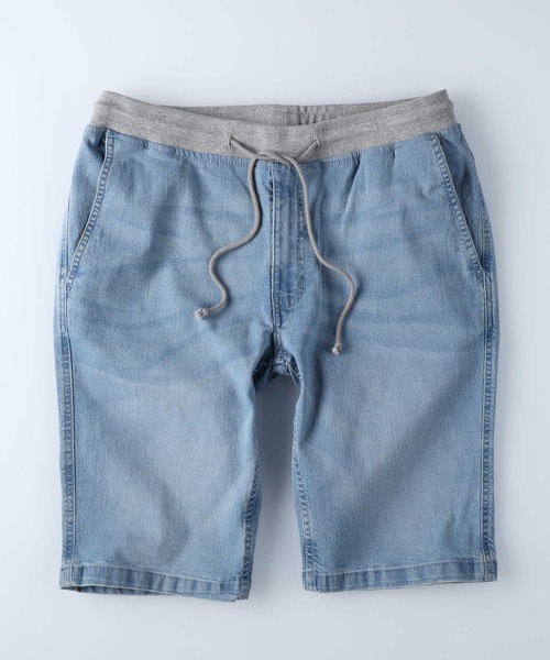 Right-on(ライトオン)の「ウエストリブデニムショーツ(デニムパンツ・メンズ・ダークインディゴブルー/ライトインディゴブルー・S/M/XL/L)」の16枚目の写真