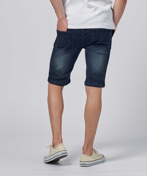 Right-on(ライトオン)の「ウエストリブデニムショーツ(デニムパンツ・メンズ・ダークインディゴブルー/ライトインディゴブルー・S/M/XL/L)」の6枚目の写真