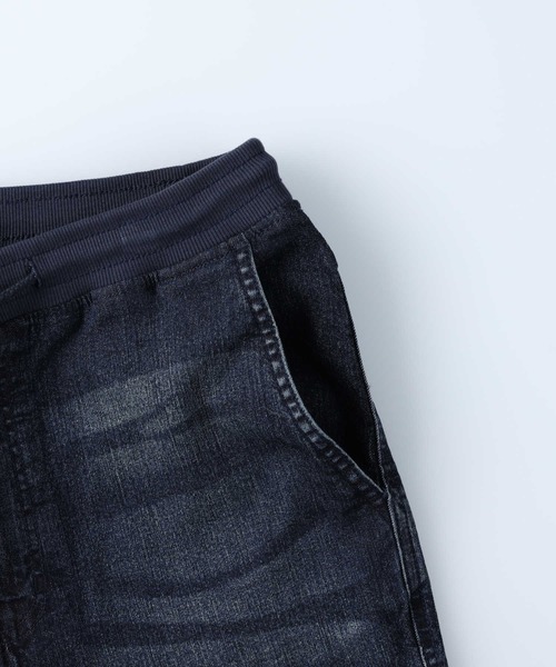 Right-on(ライトオン)の「ウエストリブデニムショーツ(デニムパンツ・メンズ・ダークインディゴブルー/ライトインディゴブルー・S/M/XL/L)」の11枚目の写真