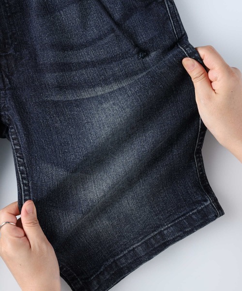 Right-on(ライトオン)の「ウエストリブデニムショーツ(デニムパンツ・メンズ・ダークインディゴブルー/ライトインディゴブルー・S/M/XL/L)」の12枚目の写真