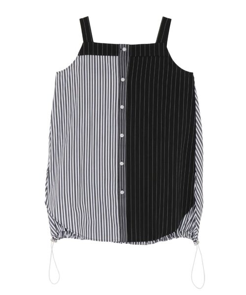 UN3D.（アンスリード）の「LAYERED SHIRT CAMISOLE / レイヤードシャツキャミソール（シャツ/ブラウス・レディース・ホワイト/その他1・36/38）」の2枚目の写真