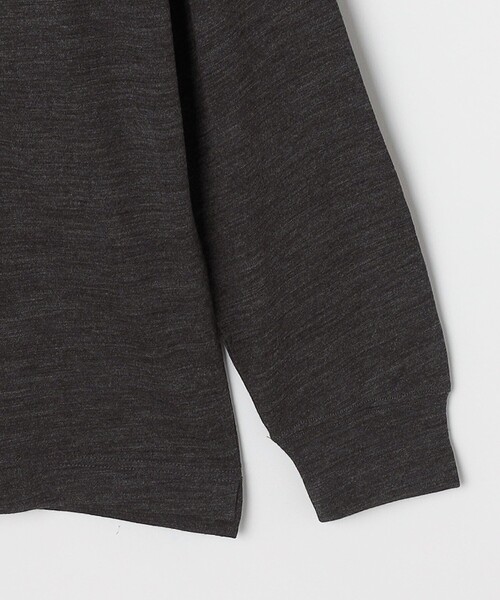 SHIPS any（シップス エニィ）の「SHIPS any: 〈手洗い可能〉バンブー レーヨン ウール混 ルーズ ロングスリーブ Tシャツ ［BRIOS］◇（Tシャツ/カットソー・メンズ・ダークグレー/チャコールグレー/ブラック・LARGE/MEDIUM）」の17枚目の写真
