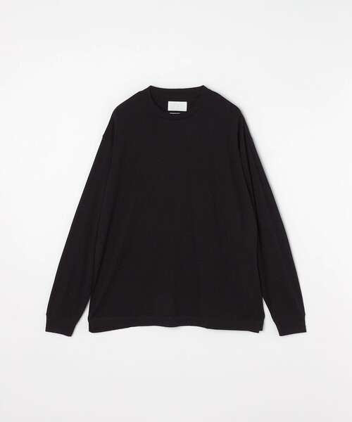 SHIPS any（シップス エニィ）の「SHIPS any: 〈手洗い可能〉バンブー レーヨン ウール混 ルーズ ロングスリーブ Tシャツ ［BRIOS］◇（Tシャツ/カットソー・メンズ・ダークグレー/チャコールグレー/ブラック・LARGE/MEDIUM）」の22枚目の写真