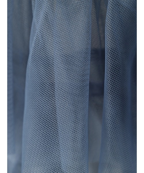 earth music&ecology（アースミュージックアンドエコロジー）の「チュールティアードフリルキャミソール（キャミソール・レディース・ライトグレー系1/コーラル/アイボリー/ブルーグレー・FREE）」の12枚目の写真