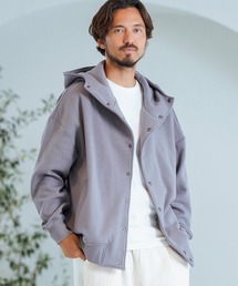 Magine(}[W)mj10053-Back Brushed Sweat Hooded Studium Jacket t[fbhWPbg(̑AE^[)