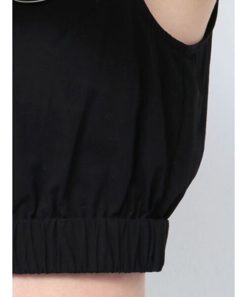 GYDA（ジェイダ）の「GYDAプレートアメスリシャツ（シャツ/ブラウス・レディース・オフホワイト/ブラック・FREE）」の7枚目の写真