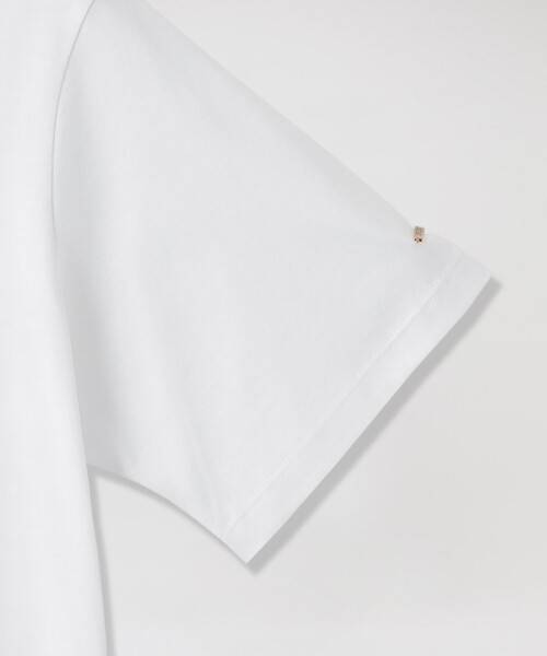 LOVELESS(ラブレス)の「ハイゲージTシャツ(Tシャツ/カットソー・レディース・ブラック/オフホワイト・36)」の7枚目の写真