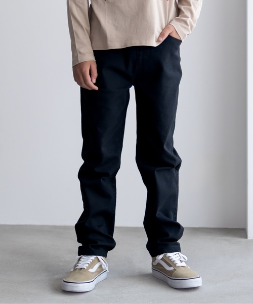 NAVY(ネイビー)の「【 キッズ ボーイズ 】 NAVY のびるモン ストレッチツイル ストレート ウエストギャザー パンツ(その他パンツ・キッズ・チャコールグレー/ブラック/ターコイズブルー・160/150/140/130/120/110)」の7枚目の写真