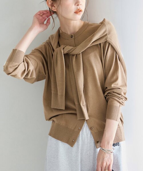 JOURNAL STANDARD(ジャーナルスタンダード)の「【2枚セット】ウォッシャブル ツインセット(アンサンブル・レディース・ブラック/チャコールグレー/ベージュ系その他/ピンク・FREE)」の18枚目の写真