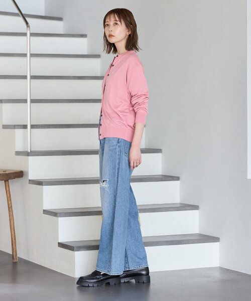 JOURNAL STANDARD(ジャーナルスタンダード)の「【2枚セット】ウォッシャブル ツインセット(アンサンブル・レディース・ブラック/チャコールグレー/ベージュ系その他/ピンク・FREE)」の11枚目の写真