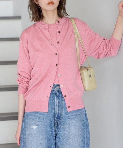 JOURNAL STANDARD(ジャーナルスタンダード)の「【2枚セット】ウォッシャブル ツインセット(アンサンブル・レディース・ブラック/チャコールグレー/ベージュ系その他/ピンク・FREE)」の13枚目の写真