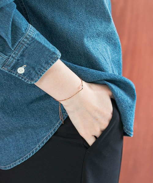 URBAN RESEARCH(アーバンリサーチ)の「decor『デコール』 String Bracelet(ブレスレット・レディース・シルバー/ブラック/イエロー/レッド/ブロンズ・-)」の11枚目の写真