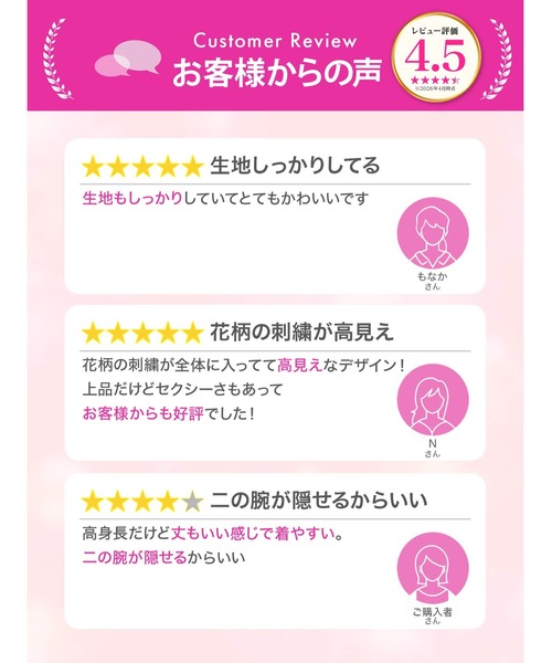 DAZZY(デイジー)の「【販売枚数2000枚を突破】主役級ビジュ叶う 殿堂入り 谷間魅せ パールネックフラワー 刺繍 タイト ミニ丈 ドレス(ドレス・レディース・アイボリー/ブラック・S/M/L)」の5枚目の写真