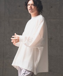 mlt4801- Honeycomb pile oversized pullover カットソー