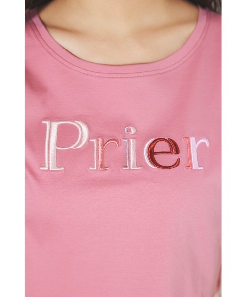 rienda（リエンダ）の「PRieR Tシャツ 半袖 夏服（Tシャツ/カットソー・レディース・ピンク/ブラック/ホワイト・SMALL/MEDIUM）」の17枚目の写真