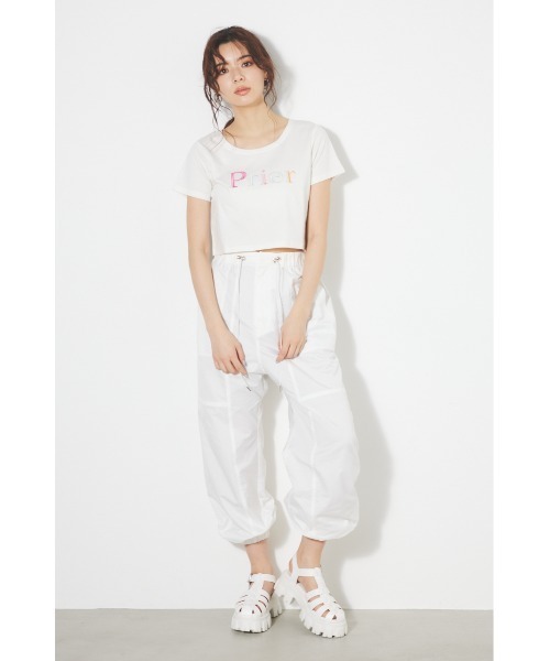 rienda（リエンダ）の「PRieR Tシャツ 半袖 夏服（Tシャツ/カットソー・レディース・ピンク/ブラック/ホワイト・SMALL/MEDIUM）」の20枚目の写真