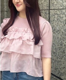 JILL STUART | ◆フリルボリュームドッキングニット(ニット/セーター)