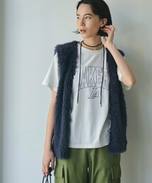 フェザーヤーンニットベスト