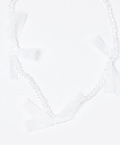 FOREVER 21（フォーエバー トゥエンティーワン）の「ビーズチョーカー30（チョーカー・レディース・ホワイト系その他・FREE）」の2枚目の写真