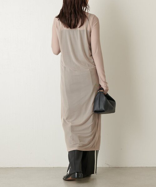 Lui's(ルイス)の「シアーロングワンピース(ワンピース・レディース・ブラック/アイボリー/グレー/ブラウン・FREE)」の17枚目の写真