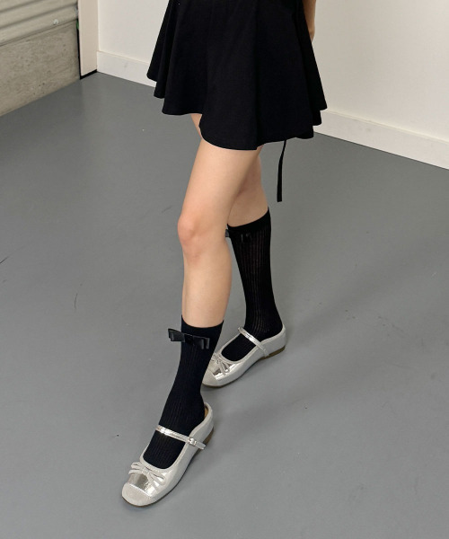 VIVID LADY（ビビッドレディー）の「バレエコアミュール サンダル レディース（バレエシューズ・レディース・ピンク/シルバー・23.0cm/23.5cm/24.0cm/24.5cm）」の10枚目の写真