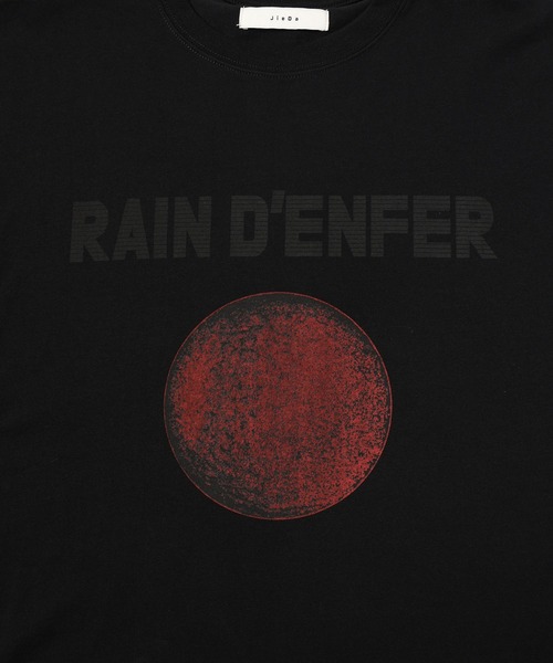 Jieda（ジエダ）の「PLANET BIG PRINT TEE（Tシャツ/カットソー・メンズ・ブラック/ホワイト・ONESIZE）」の4枚目の写真