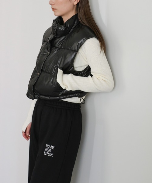 select MOCA(セレクトモカ)の「ロゴスウェットパンツ(スウェットパンツ・レディース・グレー/グレー系その他/ブラック・FREE)」の7枚目の写真