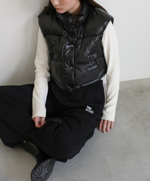 select MOCA(セレクトモカ)の「ロゴスウェットパンツ(スウェットパンツ・レディース・グレー/グレー系その他/ブラック・FREE)」の11枚目の写真