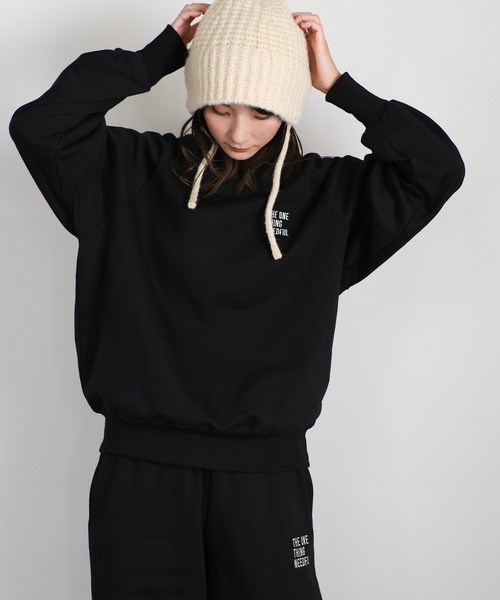 select MOCA(セレクトモカ)の「ロゴスウェットパンツ(スウェットパンツ・レディース・グレー/グレー系その他/ブラック・FREE)」の18枚目の写真