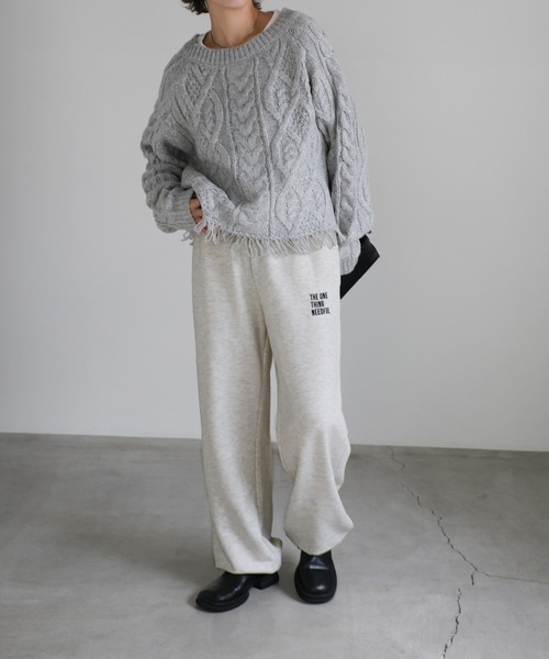 セール】ロゴスウェットパンツ（スウェットパンツ）｜select MOCA