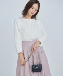 ジョーゼットシフォンプリーツ ブラウス