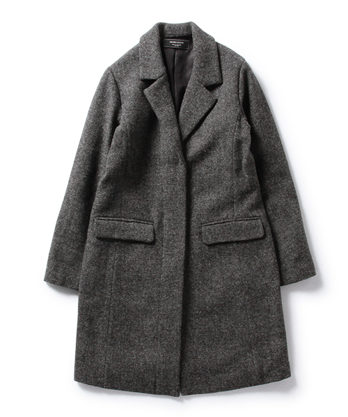 BEAMS LIGHTS Women's(ビームスライツ ウィメンズ)の「BEAMS LIGHTS / HARRIS TWEED チェスターコート(チェスターコート・レディース・グレー/ブラック/その他1・38/36)」の1枚目の写真