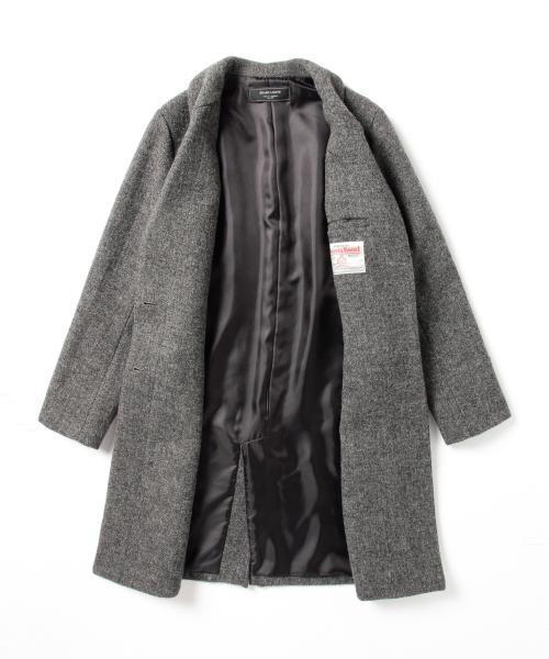 BEAMS LIGHTS Women's(ビームスライツ ウィメンズ)の「BEAMS LIGHTS / HARRIS TWEED チェスターコート(チェスターコート・レディース・グレー/ブラック/その他1・38/36)」の12枚目の写真