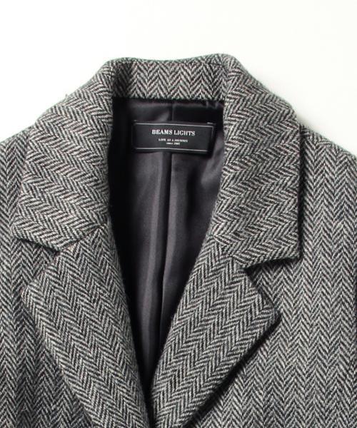 BEAMS LIGHTS Women's(ビームスライツ ウィメンズ)の「BEAMS LIGHTS / HARRIS TWEED チェスターコート(チェスターコート・レディース・グレー/ブラック/その他1・38/36)」の7枚目の写真
