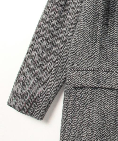 BEAMS LIGHTS Women's(ビームスライツ ウィメンズ)の「BEAMS LIGHTS / HARRIS TWEED チェスターコート(チェスターコート・レディース・グレー/ブラック/その他1・38/36)」の8枚目の写真