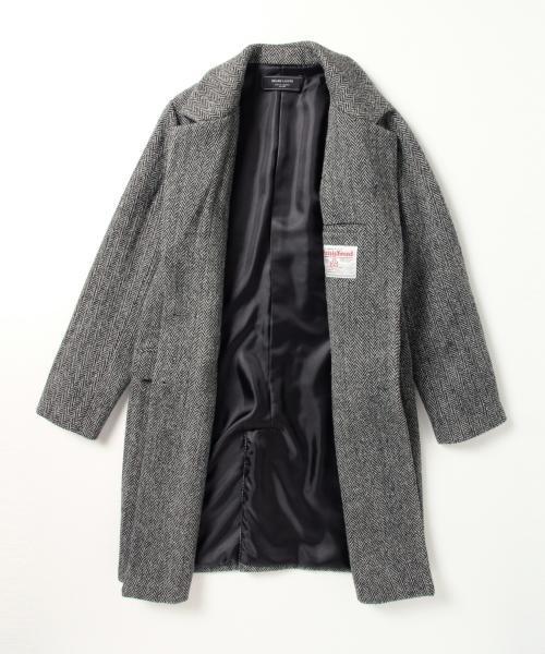 BEAMS LIGHTS Women's(ビームスライツ ウィメンズ)の「BEAMS LIGHTS / HARRIS TWEED チェスターコート(チェスターコート・レディース・グレー/ブラック/その他1・38/36)」の15枚目の写真
