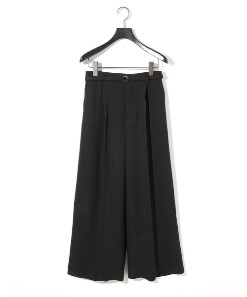 MIDIUMISOLID(ミディウミソリッド)の「MIDIUMISOLID for Ladies ストレートワイドパンツ(その他パンツ・レディース・アイボリー/カーキ/ブラック・FREE)」の1枚目の写真