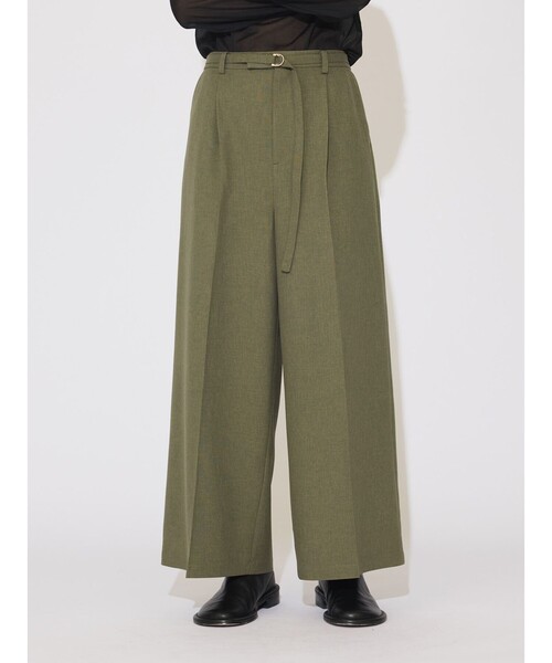MIDIUMISOLID(ミディウミソリッド)の「MIDIUMISOLID for Ladies ストレートワイドパンツ(その他パンツ・レディース・アイボリー/カーキ/ブラック・FREE)」の20枚目の写真
