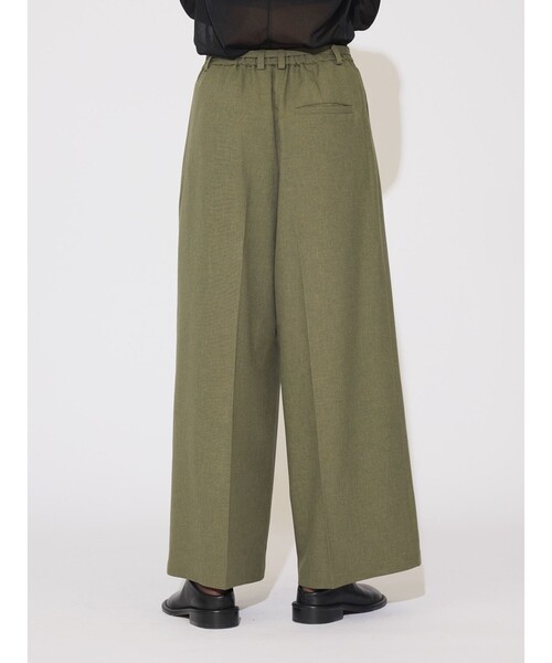 MIDIUMISOLID(ミディウミソリッド)の「MIDIUMISOLID for Ladies ストレートワイドパンツ(その他パンツ・レディース・アイボリー/カーキ/ブラック・FREE)」の17枚目の写真