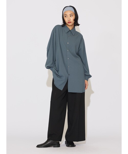 MIDIUMISOLID(ミディウミソリッド)の「MIDIUMISOLID for Ladies ストレートワイドパンツ(その他パンツ・レディース・アイボリー/カーキ/ブラック・FREE)」の11枚目の写真