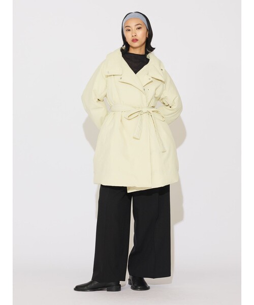 MIDIUMISOLID(ミディウミソリッド)の「MIDIUMISOLID for Ladies ストレートワイドパンツ(その他パンツ・レディース・アイボリー/カーキ/ブラック・FREE)」の10枚目の写真