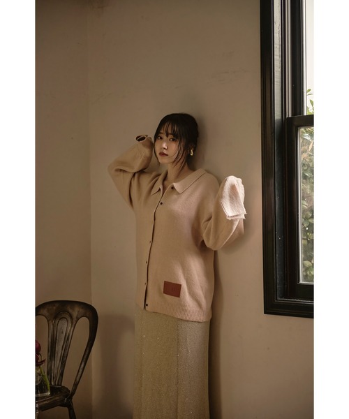 mideal（マイディール）の「loose knit shirt / ルーズニット