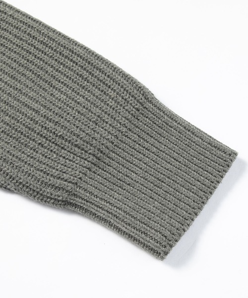 TOBEE(トゥビー)の「【Tobee】シャツ カーディガン/ ニット ポロ ジャケット(ニット/セーター・メンズ・グレー/カーキ/ブラック・SMALL/LARGE/MEDIUM)」の12枚目の写真